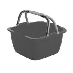 Wasbak Vierkant 18.5ltr Grijs