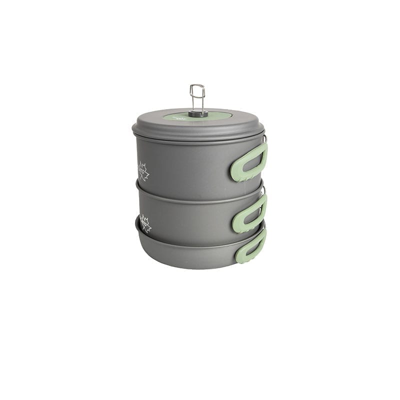 Bo-Camp Pannenset Explorer 4-Delig Met Ketel - Afbeelding 2