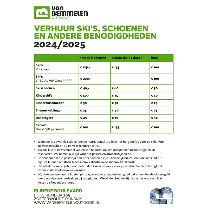 Ski's & Ski Schoenen Verhuur - Afbeelding 2