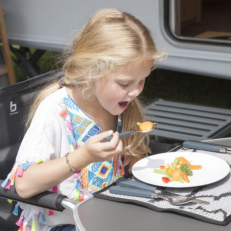 Bo-Camp Kinderstoel Opvouwbaar Antraciet - Afbeelding 2