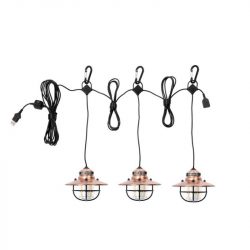 Barebones Edison String Lights Copper