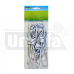 Umefa 6 Tentspanner met Haak 12cm Wit