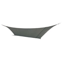 Bo-Camp Schaduwdoek Ruit Grijs 3,6x3,6m