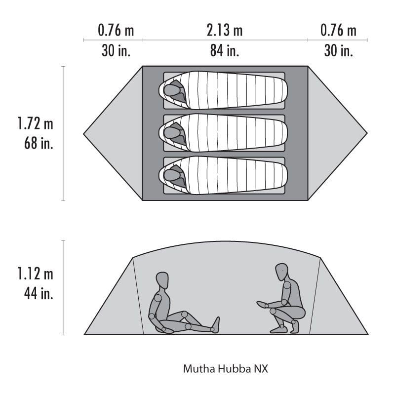 MSR Mutha Hubba NX3 Tent - Afbeelding 2