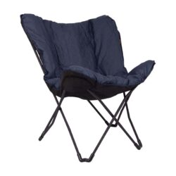 Bo-Camp Industrial Collection Vlinderstoel Himrod L Blauw