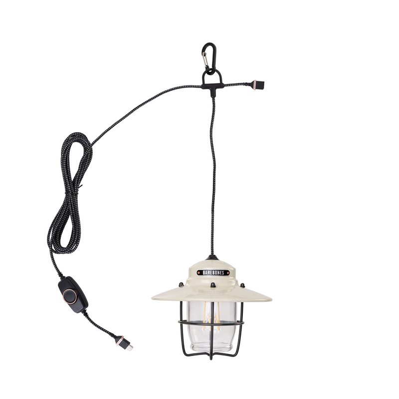 Barebones Outpost Pendant Light Vintage Wit - Afbeelding 2