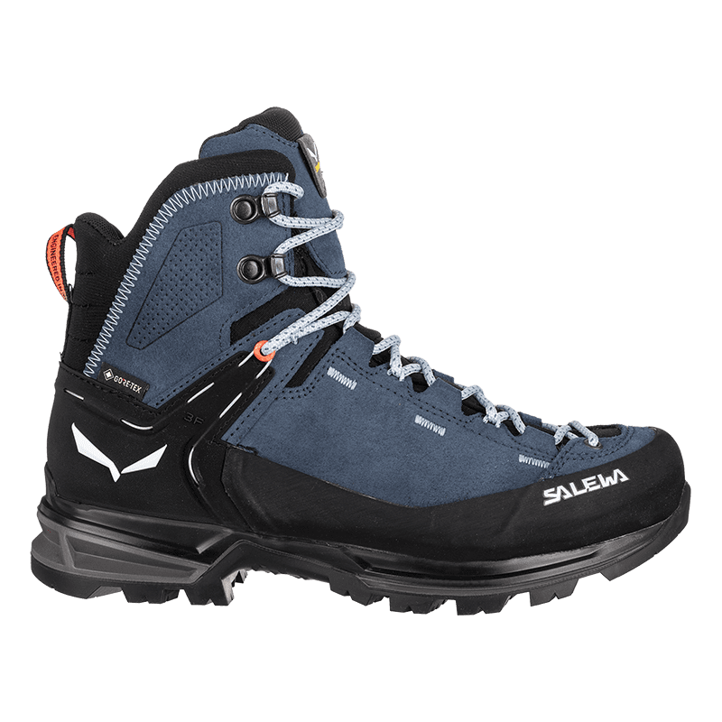 Salewa Mtn Trainer 2 Mid Gtx Dames Dark Denim-Black