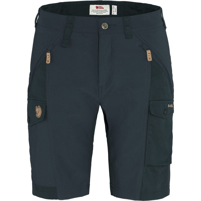 Fjallraven Nikka Shorts Curved Dames Dark Navy